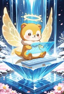 ラッコがプログラミング