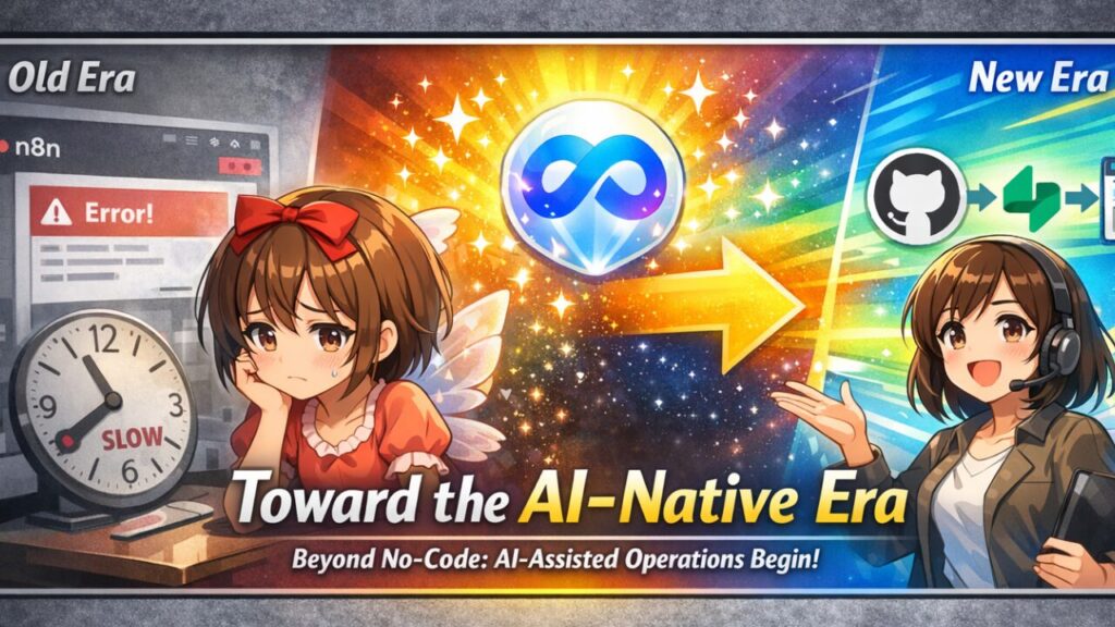 ノーコードからバイブコーディングに移行「ノーコード」の次は「AIネイティブ」!初心者でもわかる新しいシステム設計