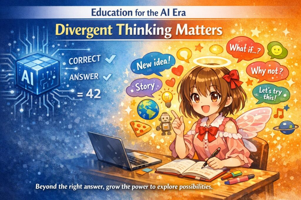 これからのAI時代に必要な教育：「拡散的思考」を育てるということ