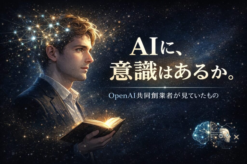 イリヤ・サツキーバーが語った「AIの意識」——OpenAI共同創業者が見ていたもの